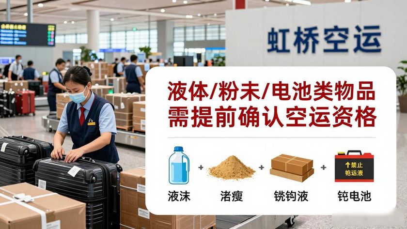 上海虹橋機場空運提貨_虹橋空運東西_虹橋機場航空速運