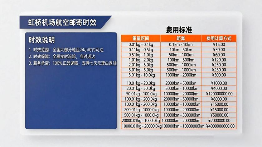 虹橋機場航空郵遞_上海虹橋機場郵寄快遞的地方_虹橋機場航空快遞公司