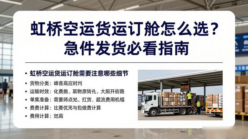虹橋空運貨運訂艙_虹橋空運提貨處在哪里_貨運虹橋空運訂艙怎么訂