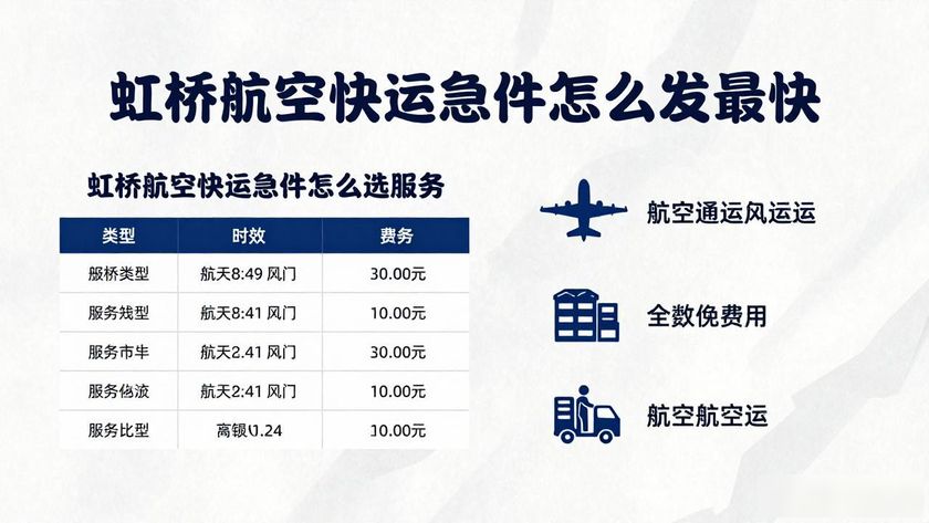 虹橋航空件提貨處_虹橋航空快遞在哪取件_虹橋航空快運急件