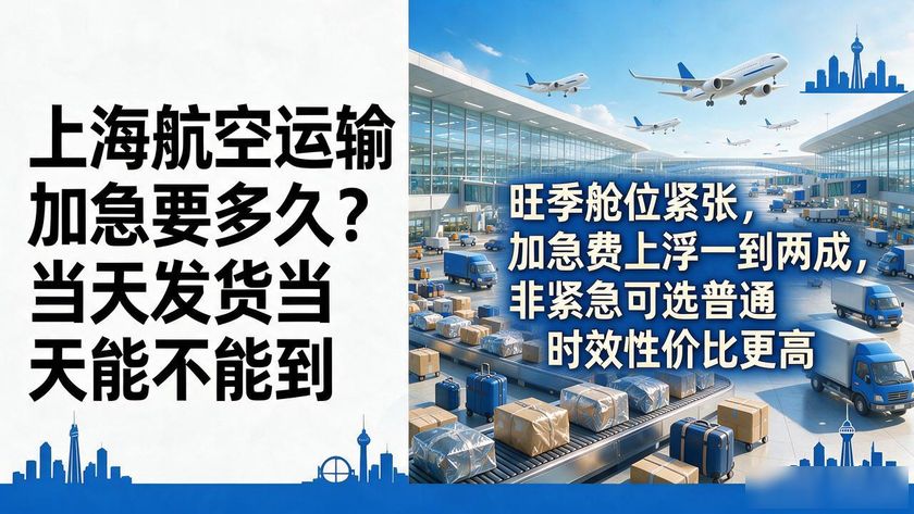 上海航空運輸加急_上海空運上門取件_上海空運急件